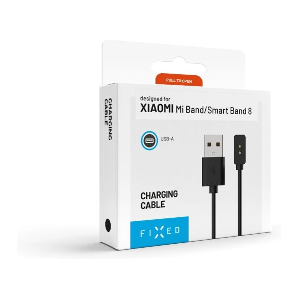 FIXED USB-A napájecí kabel pro Xiaomi Mi Band/Smart Band 8/9/Pro/Active 1m černý - Kabely a redukce - Obrázek 2fc4e242884840b6bc2af41b7fb4eef9