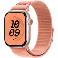 Apple Watch 42/41/40/38mm Alpenglow Pink provlékací sportovní řemínek Nike - Řemínky