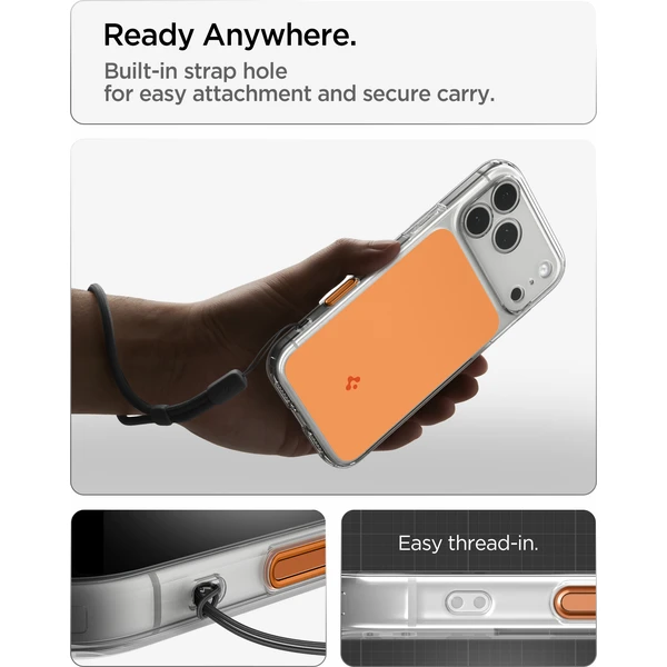 Spigen Ultra Hybrid T MagSafe kryt iPhone 18 Pro Max/17 Pro Max glossy orange - Pouzdra - Obrázek 301d67d50fd64e02849d47a6e4f7fd97