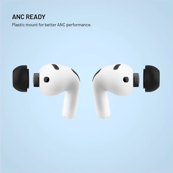 FIXED Plugs Pro 2 sady špuntů z paměťové pěny pro Apple Airpods Pro 3 (XS) černá - Náhradní náušníky - Obrázek 302f083dc72f4f539312bc5d3601a730