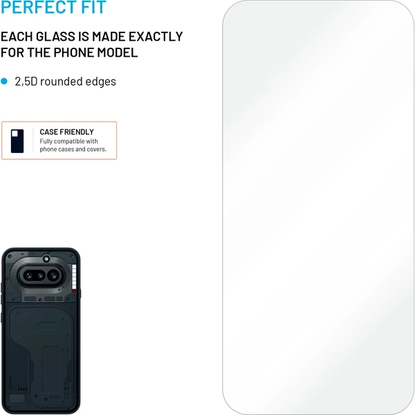 FIXED 2,5D tvrzené sklo Nothing Phone (4a), 2ks čiré - Ochranné folie a skla - Obrázek 30380f36a1a843f1ab56e5b947915205