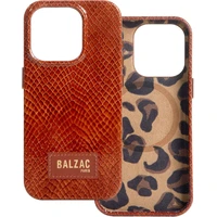 Native Union x Balzac Embossed Cognac MagSafe kryt iPhone 16 - Pouzdra