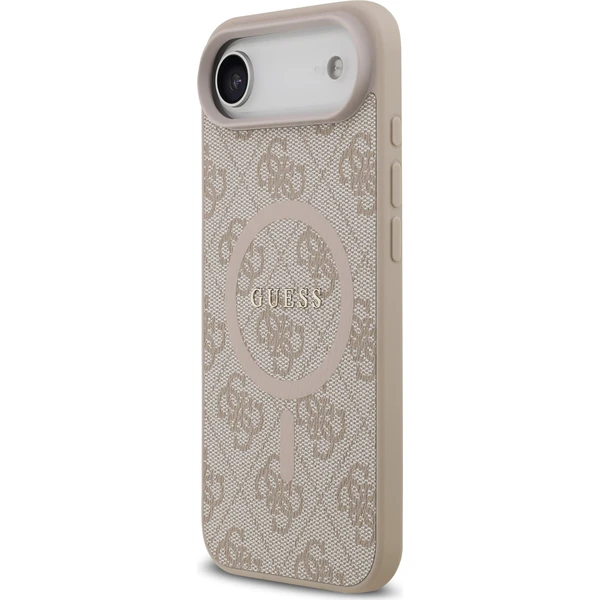 Guess PU Leather 4G Colored Ring MagSafe Zadní Kryt pro iPhone Air růžový - Pouzdra - Obrázek 306a1c28297a40688e7d92a1426636f7