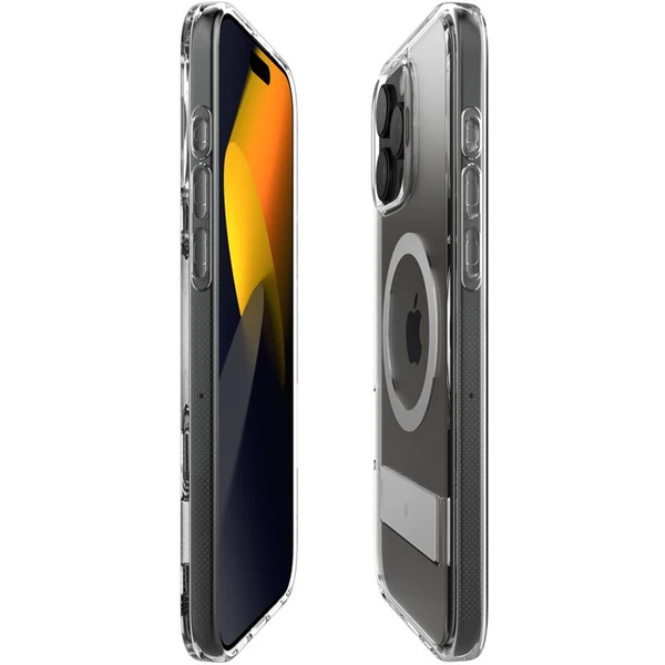 Spigen Caseology Capella MagSafe Kickstand kryt iPhone 16 Pro clear gray - Pouzdra - Obrázek 308ba9619a424fce85ba43bc5823912e