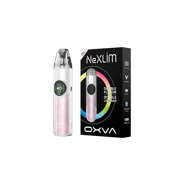 OXVA NeXLIM Pod Kit (Pearl Pink) - Elektronické cigarety - Obrázek 3091df8586b342f29f82b8ed5b6d37dd