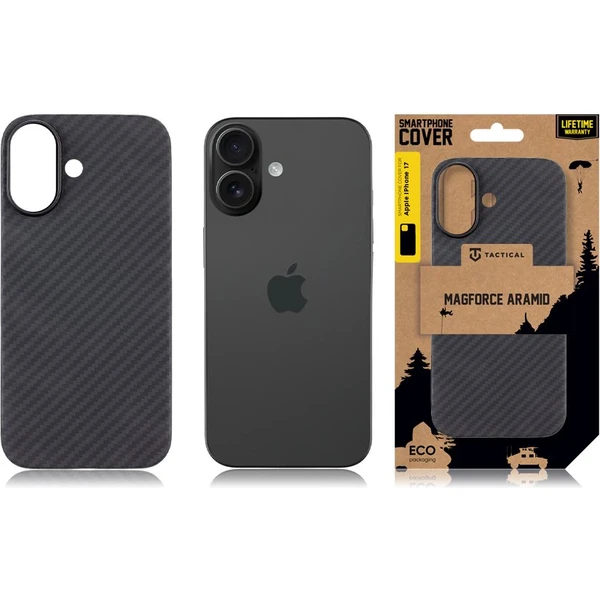 Tactical MagForce Aramid kryt Apple iPhone 17 černý - Pouzdra - Obrázek 309c50dad81a4196937f1245e708b406