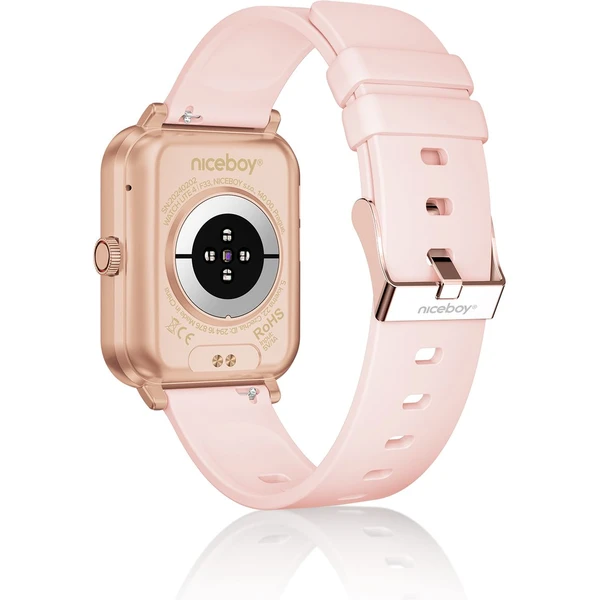 Niceboy Watch Lite 4 Rose chytré hodinky růžově zlaté - Chytré hodinky - Obrázek 30B9000O01