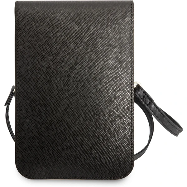 Guess PU Saffiano Triangle Logo Phone Bag černé - Pouzdra - Obrázek 30RC100501