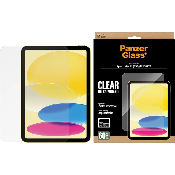 PanzerGlass® Sklo s instalačním rámečkem Apple iPad 11" (2025)/10.9" (2022)  - Ochranné folie a skla - Obrázek 30XL000K01