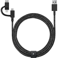 Native Union Belt Cable Universal USB-A/USB-C/Micro USB/Lightning kabel 2m cosmos - Kabely a redukce