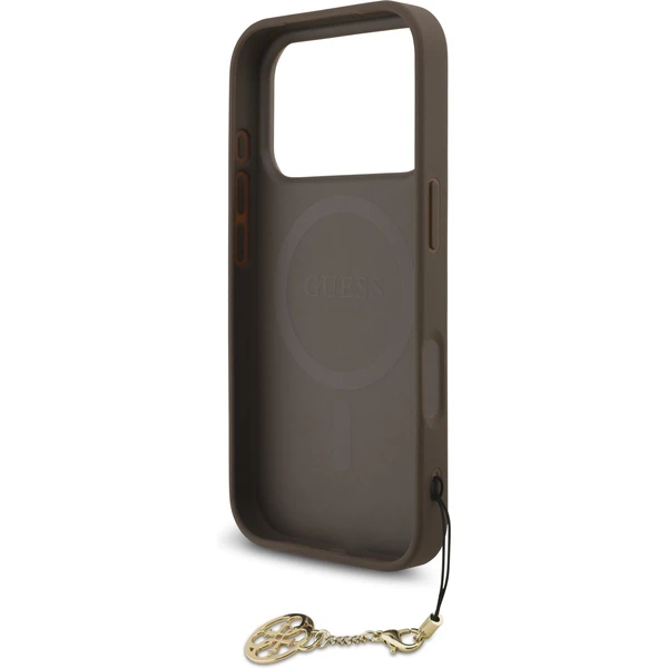 Guess 4G Charm kryt iPhone 17 Pro hnědý - Pouzdra - Obrázek 30be10c706cb42a5969ffe2d1122d7d9