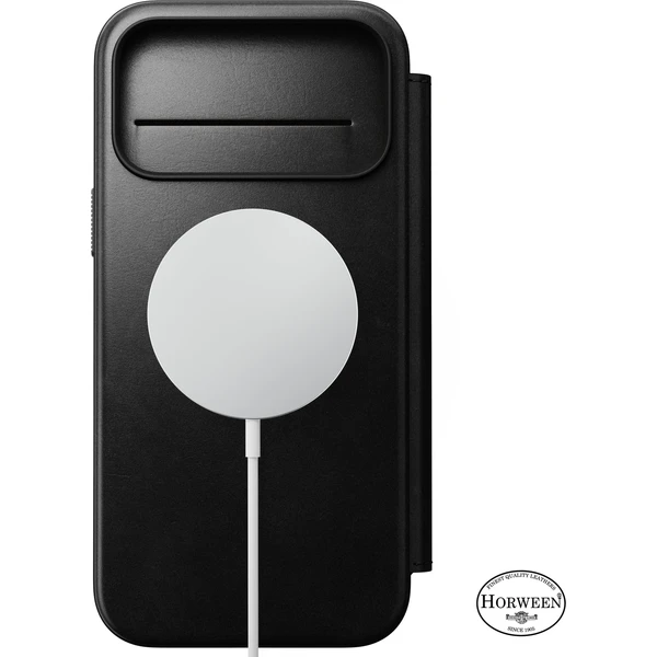 Nomad Modern Leather Folio (Horween) MagSafe kožené pouzdro iPhone 18 Pro Max Black - Pouzdra - Obrázek 30c16529e71d4a9f97815890c07765ed