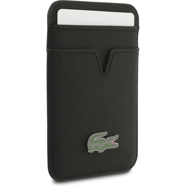 Lacoste Iconic Petit Pique MagSafe kryt + peněženka iPhone 17 Pro Max černý - Pouzdra - Obrázek 30c38a0b22934390b6ae6dfbe7e468f1