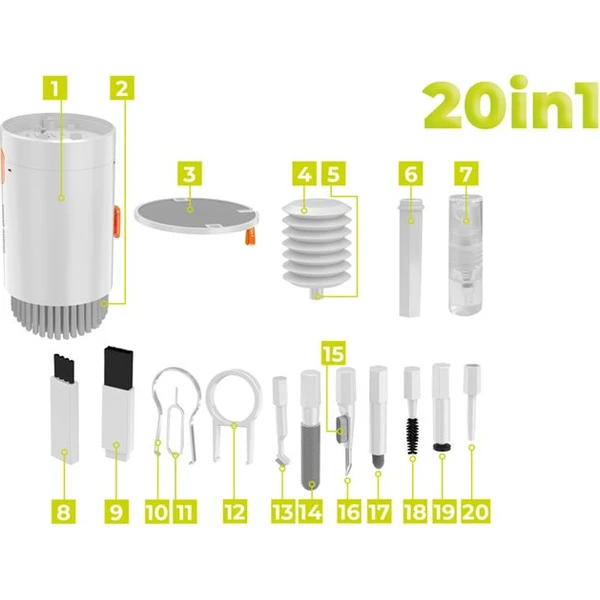 Mobile Origin Multifunctional Cleaning Kit čistící sada 20v1 - Čistící sady - Obrázek 30dea3d90254411ba465d8c89233c863