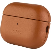 FIXED PodsLeather kožené pouzdro pro Apple AirPods 3 hnědé - Pouzdra