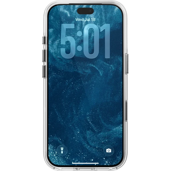 Nomad Clear Leather (Horween) MagSafe kryt iPhone 17 Pro/18 Pro Black - Pouzdra - Obrázek 30f8c6db48f74d49b41baaf4f887f9b8