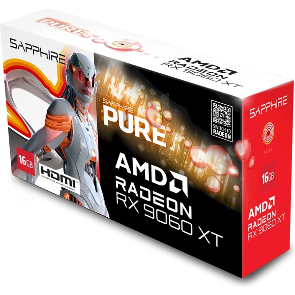 Sapphire PURE AMD Radeon RX 9060 XT GAMING OC 16GB - white - Grafické karty - Obrázek 311H000N01
