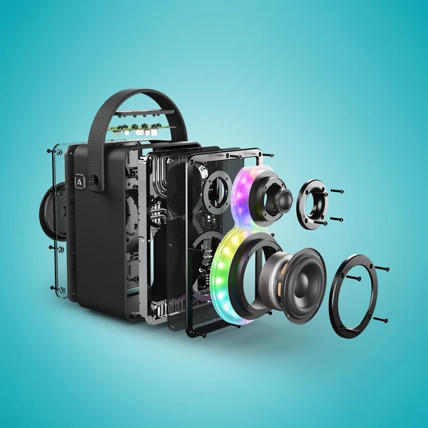 LAMAX CyberWave1 bezdrátový reproduktor černý - Reproduktory - Obrázek 312e8008b3f447b0a3014e56adeda04d