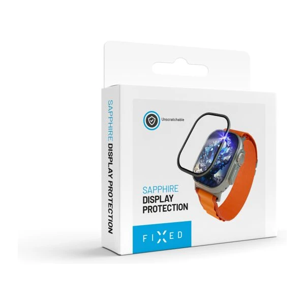 FIXED safírové sklo pro Apple Watch Ultra s ocelovým rámečkem - Ochranné folie a skla - Obrázek 313352a7a4254cfc90c0a43f4e169e29