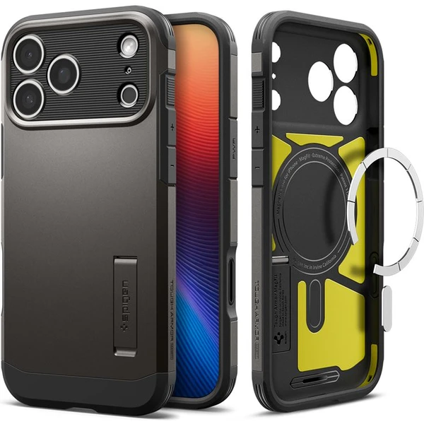 Spigen Tough Armor T MagSafe kryt iPhone 17 Pro gunmetal - Pouzdra - Obrázek 314cc74885be41a88db3956449781315
