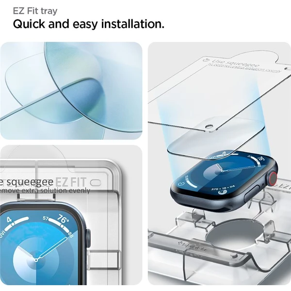 Spigen Eliteshield EZ Fit ochranná fólie Apple Watch Series 10 (46mm) 2 ks - Ochranné folie a skla - Obrázek 3163432661954e8e8c419461b9b55883