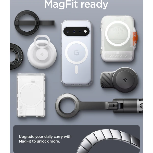 Spigen Ultra Hybrid MagSafe kryt Google Pixel 11 clear white - Pouzdra - Obrázek 316c9b4381104a3194d99fd1d98b4f4e