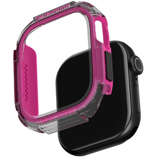 SKINARMA Atom kryt Apple Watch 42mm tmavě růžový