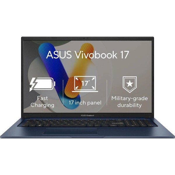 ASUS Vivobook 17 X1704VA-AU567W Modrá