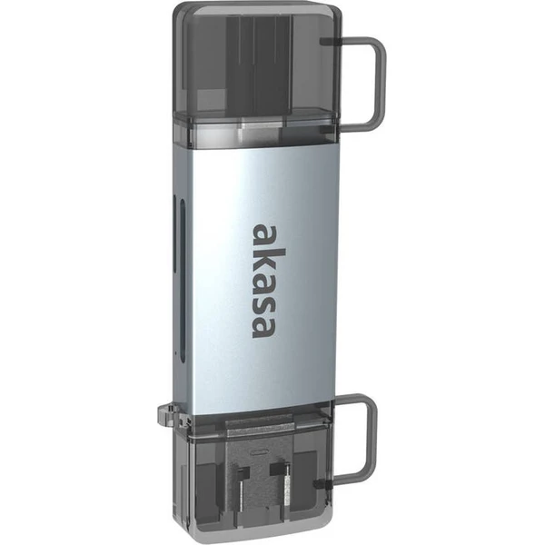 AKASA 2-In-1 USB 3.2 OTG Dual čtečka karet - Čtečky čipových karet - Obrázek 31JO000K01