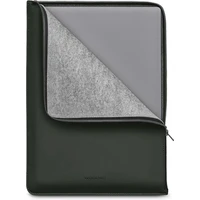 Woolnut Matte PU Folio pouzdro MacBook Pro 16" tmavě zelené - Pouzdra