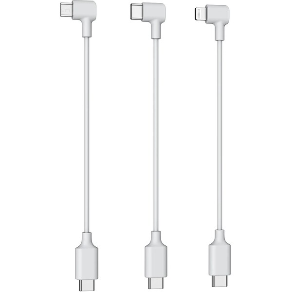 Potensic náhradní propojovací kabely k telefonům (micro USB + USB-C + Lightning)