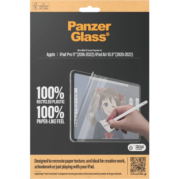 PanzerGlass GraphicPaper fólie na psaní a kreslení iPad Pro 11" (2018-2022)/Air 10.9’’ (2020-2022) - Ochranné folie a skla - Obrázek 31R4000J01