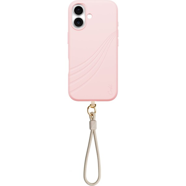 UNIQ Coehl Serina MagSafe kryt s řemínkem iPhone 17 Cloud Pink