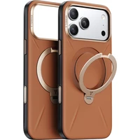 Torras Ostand Q3 VegSkin MagSafe kryt iPhone 18 Pro hnědý - Pouzdra