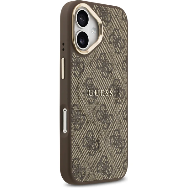 Guess PU Leather 4G Gold Frame MagSafe kryt iPhone 17 hnědý - Pouzdra - Obrázek 31cc4bc8ce3e4c5c8eaf189970fc89ce