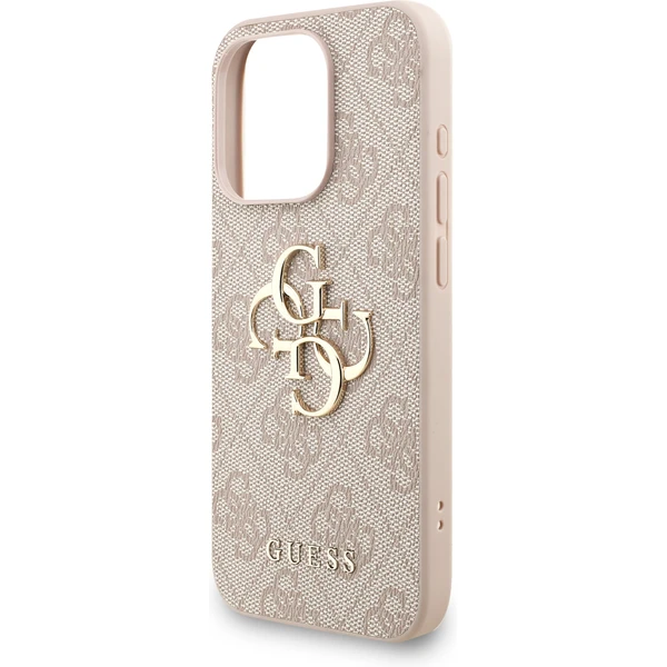 Guess PU 4G Metal Logo Strap kryt iPhone 15 Pro Max růžový - Pouzdra - Obrázek 31e0bcb1d39a4707bef3180ab15735e0