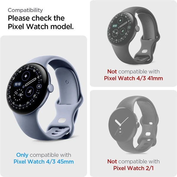 Spigen Eliteshield EZ Fit 2 Pack ochranná fólie Google Pixel Watch 4 (45mm) - Ochranné folie a skla - Obrázek 31ec68a025e446a98616a4439786bd54
