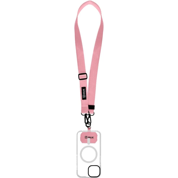 OBAL:ME NeckTag Ribbon popruh na telefon růžový - Popruhy a crossbody - Obrázek 31f9d5f0a286499c89d65e2df5cd594b