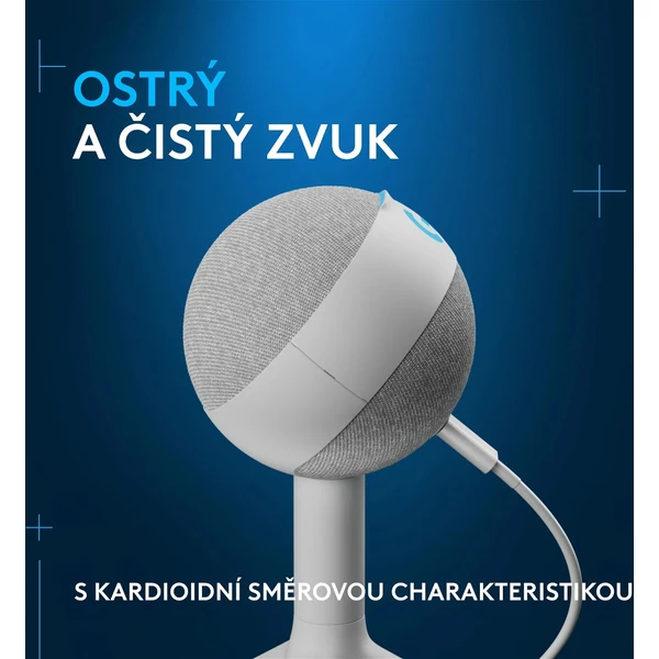 Logitech G Yeti Orb mikrofon bílý - Mikrofony - Obrázek 3234000P01