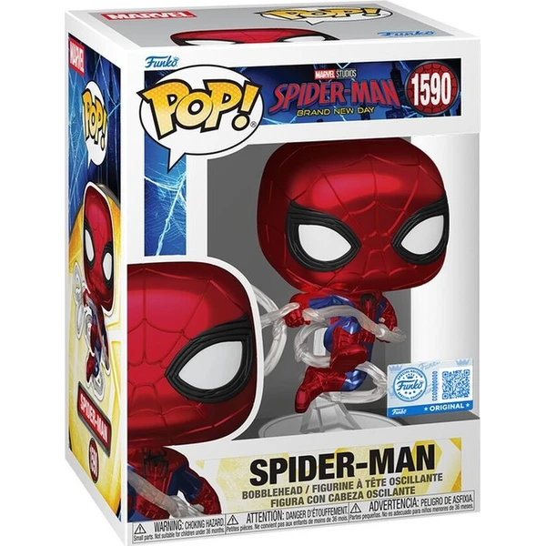 Funko POP! #1590 Marvel: Spider-Man (Brand New Day) (Metallic) - Funko POP! - Obrázek 323a2f89bd044f67ad50a3b4fb9e1407