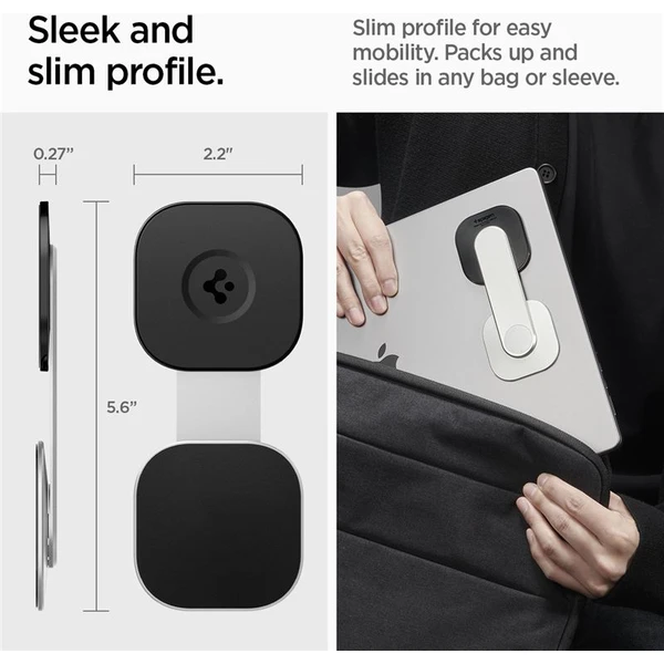 Spigen OneTap Monitor/Laptop Mount S312 nalepovací MagSafe držák stříbrný - Držáky - Obrázek 3280701f8fe4429ea04e24d489415323