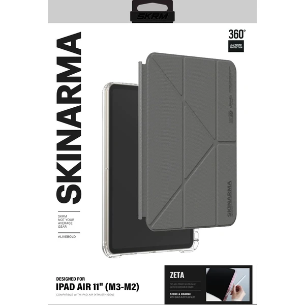 SKINARMA Zeta pouzdro pro iPad Air 11" (2024-2026) Grey - Pouzdra - Obrázek 3285ced052f246e1a669d9185ee2b884
