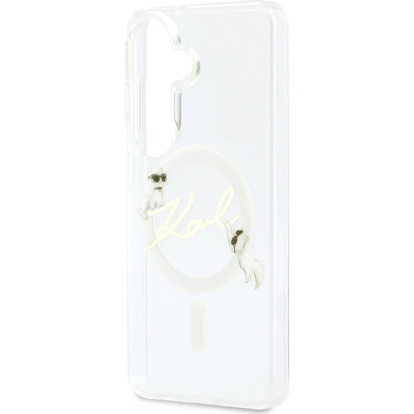 Karl Lagerfeld IML Choupette Karl Script Logo Magnetic kryt Samsung Galaxy S26 čirý - Pouzdra - Obrázek 32866d9d387d4c1684268e6753dea5e3
