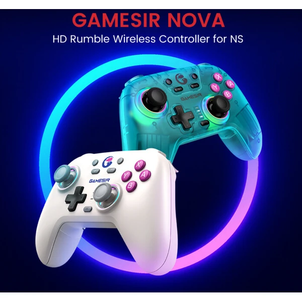 GameSir Nova multiplatformní herní ovladač Retro White (PC/Switch/mobile) - Herní ovladače - Obrázek 329dd7ba8b6345f7a916e278494a315f