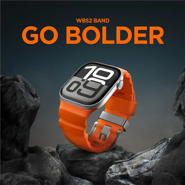 Spigen Silicone Band řemínek Apple Watch 49/46/45/44mm oranžový - Řemínky - Obrázek 329e1922741b4996896b152fd077143b