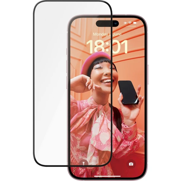 PanzerGlass Ceramic tvrzené sklo Apple iPhone 16/15 s instalačním rámečkem - Ochranné folie a skla - Obrázek 32V7000L01