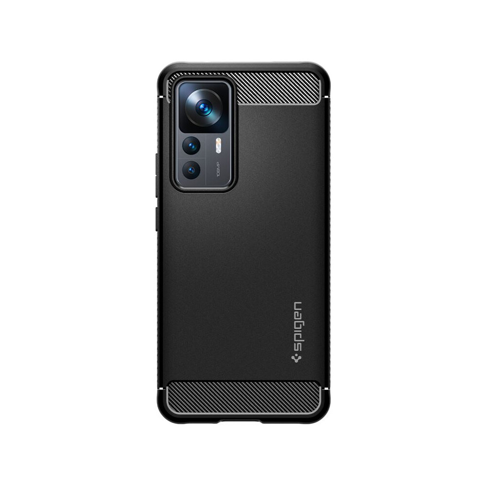 Spigen Rugged Armor kryt Xiaomi 12T/Xiaomi 12T Pro černý