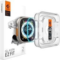 Spigen Glass EZ Fit 2 Pack sklo Apple Watch Ultra 49mm čiré - Ochranné folie a skla