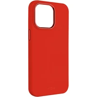 FIXED MagFlow silikonový kryt s MagSafe Apple iPhone 16 Pro červený - Pouzdra