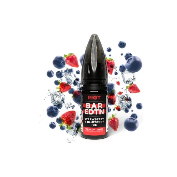 Riot BAR EDTN Salt Ledová borůvka s jahodou 10ml (20mg) - E-liquidy - Obrázek 32ce477529c6411b8f874b64cd19656a